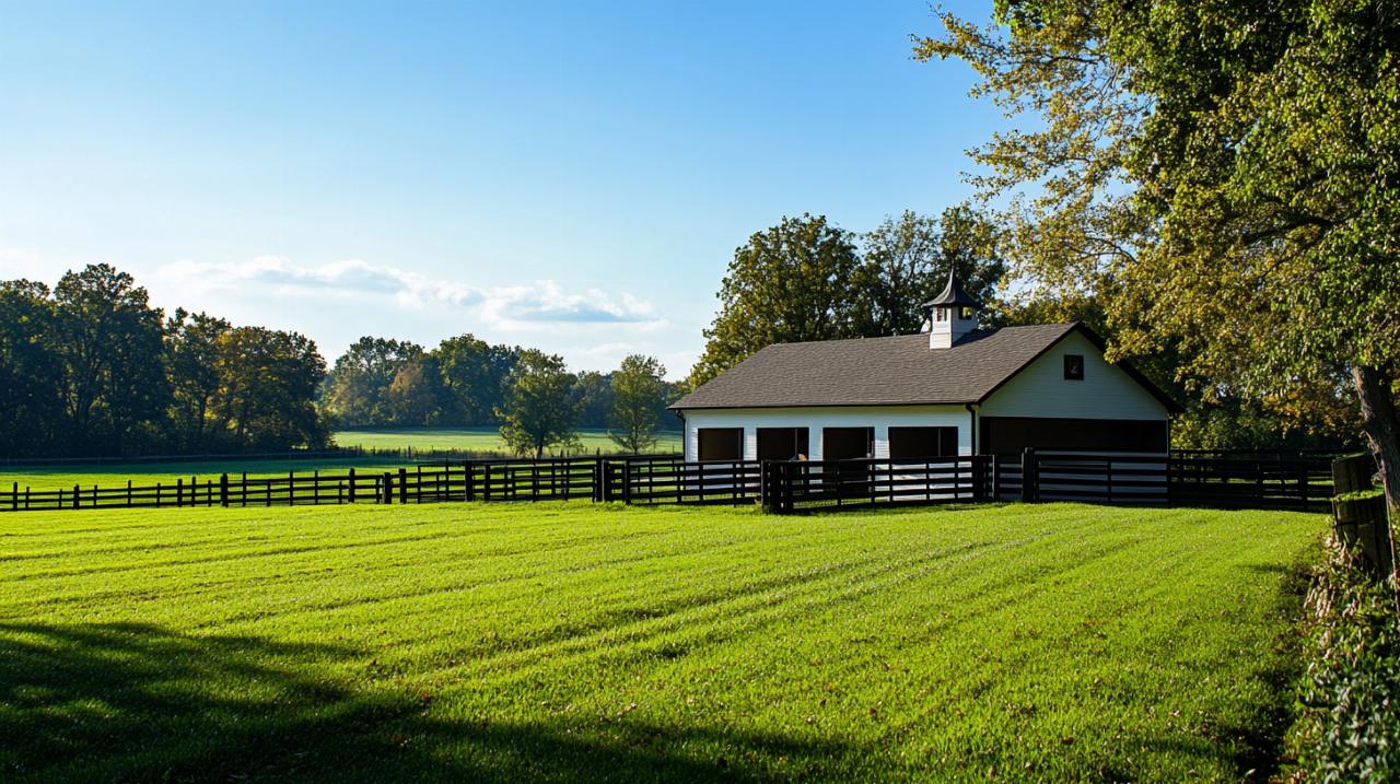 Construir un box ideal para caballos: diseño de fachadas con puertas resistentes y ventanas protegidas