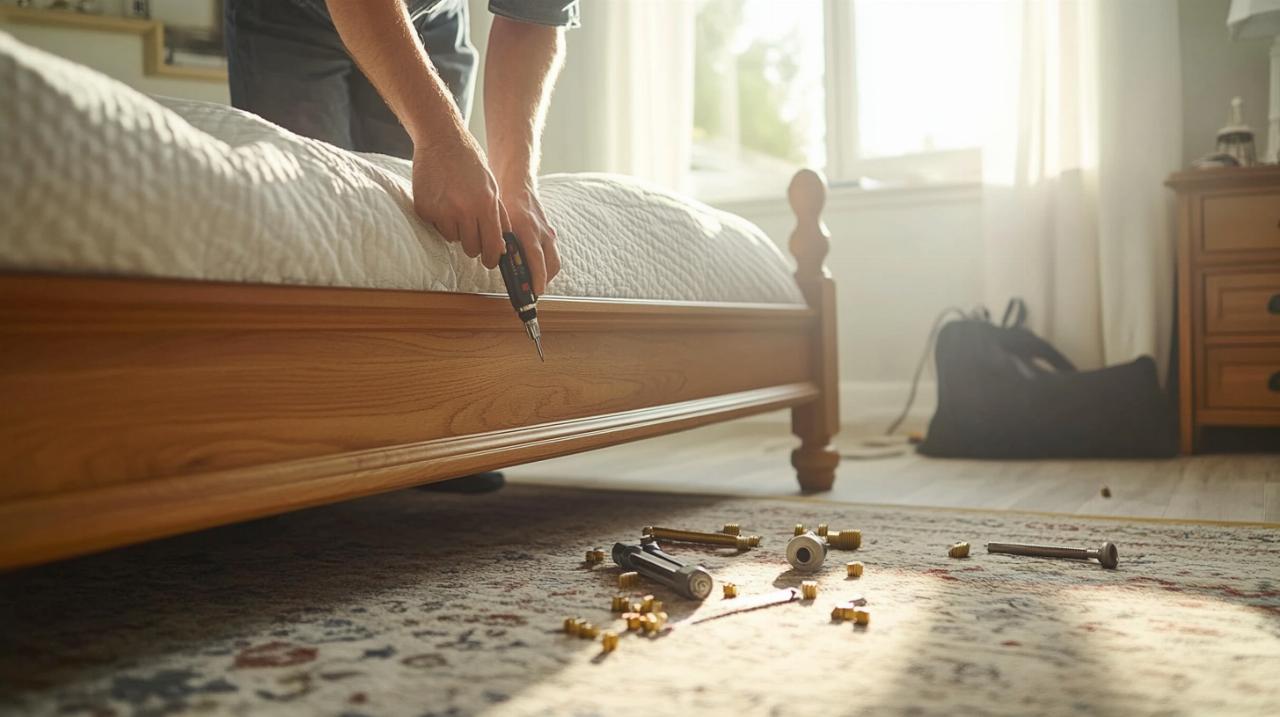 Transforma tu dormitorio: aprende a fijar patas de cama a un somier como un experto en decoración